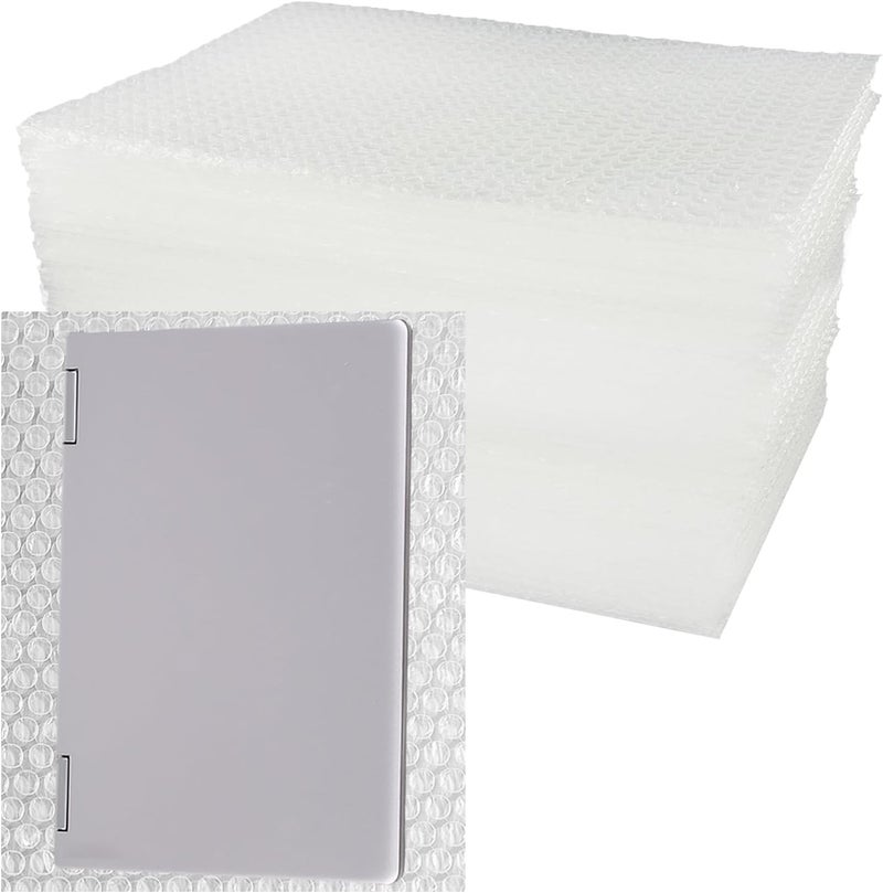 AFROX 50Pcs 8 x 10 Inch Bubble Out Bag, Double Walled Wrap Pouches, Cushioning Protective Bubble Pouch for Shipping, Storage, Mailing Packing fragile item and Supplies Dishes Glass Plates Packaging - Image 1